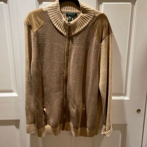 Ralph Lauren Zip Front Sweater